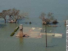 Cameron Parish, Louisiana, after hurricane Rita